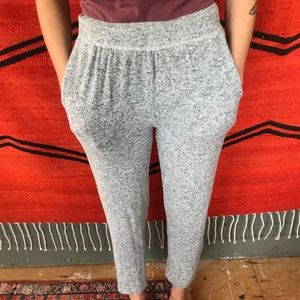 LA CERA womens grey lounge pants with pockets